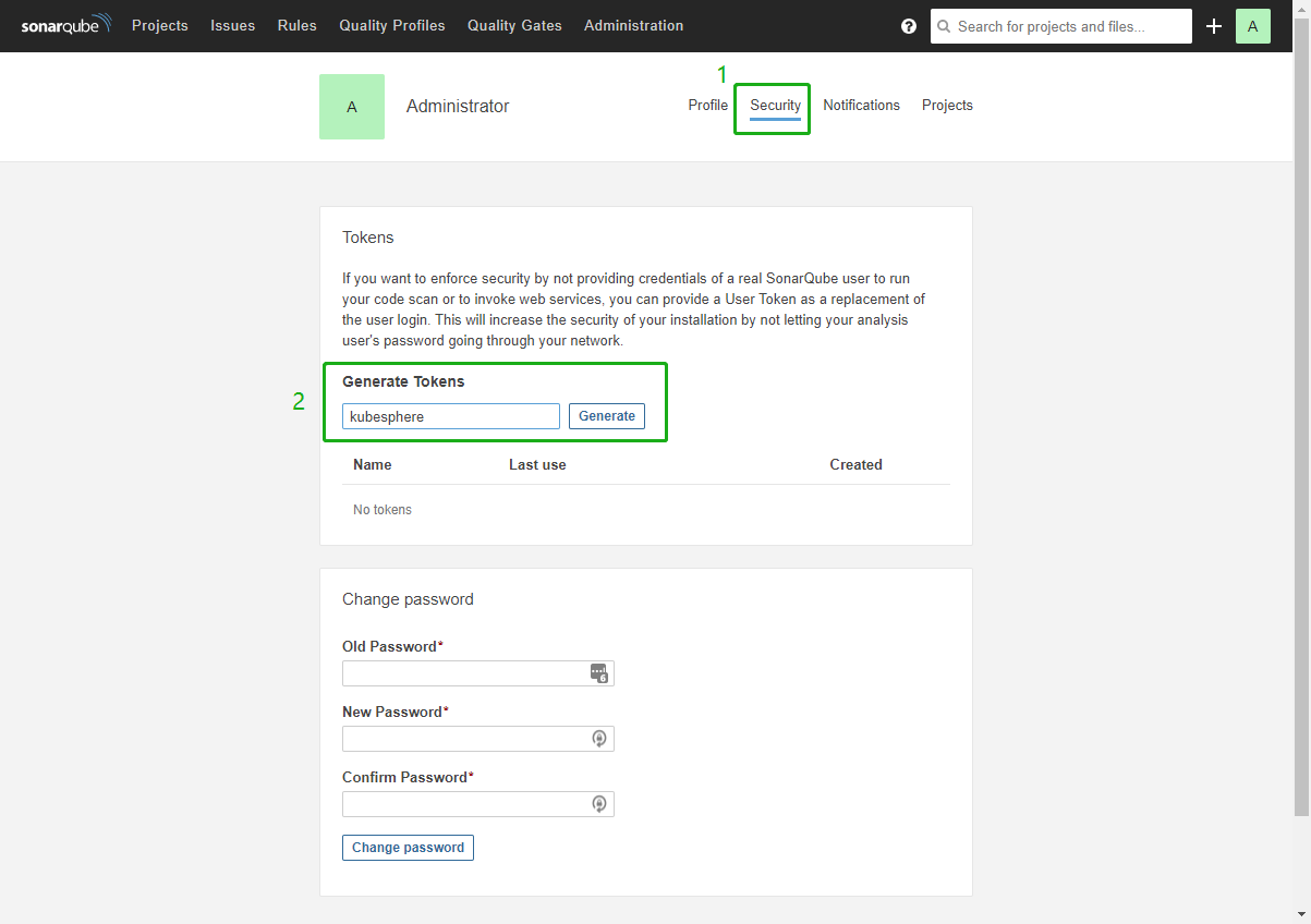 sonarqube config 2